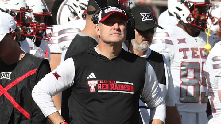 Texas Tech Red Raiders head coach Joey McGuire