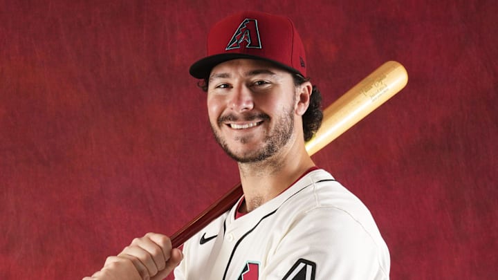 Tristin English during photo day at Salt River Fields at Talking Stick on Feb. 21, 2024.