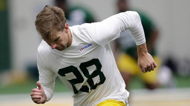 Green Bay Packers Trey Smack (28) during rookie minicamp Friday, May 1 2026, at the Don Hutson Center in Green Bay, Wisconsin.
Dan Powers/USA TODAY NETWORK-Wisconsin Green Bay Packers Trey Smack (28) during rookie minicamp Friday, May 1 2026, at the Don Hutson Center in Green Bay, Wisconsin.
Dan Powers/USA TODAY NETWORK-Wisconsin