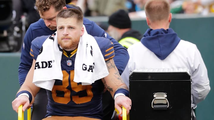 Green Bay Packers tight end Tucker Kraft.