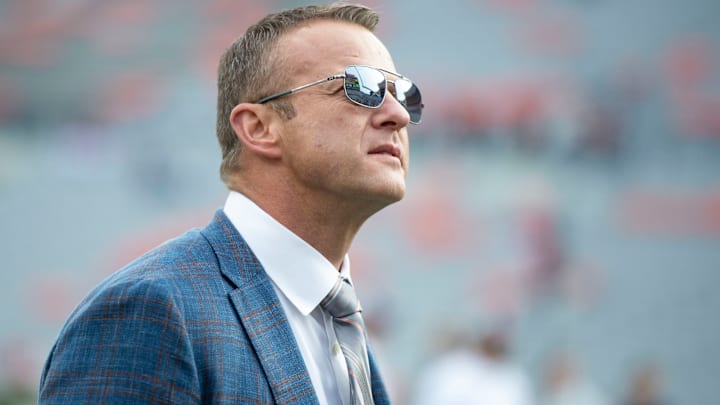 Former Auburn Tigers head coach and current Cal Golden Bears offensive coordinator Bryan Harsin was called an "empty suit"