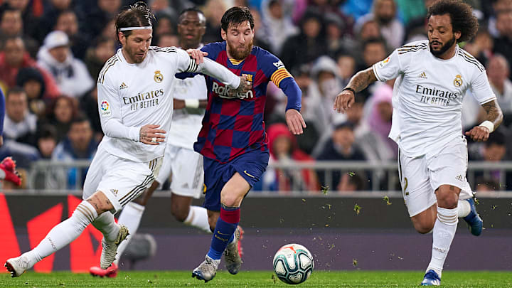 Lionel Messi, Sergio Ramos y Marcelo Vieira Lionel Messi, Sergio Ramos y Marcelo Vieira