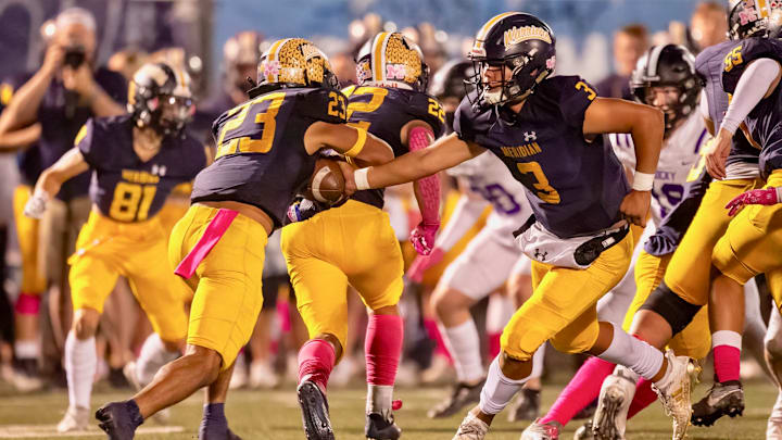 Zeke Martinez, 3, of Meridian High School, is Idaho's top quarterback prospect in 2024.