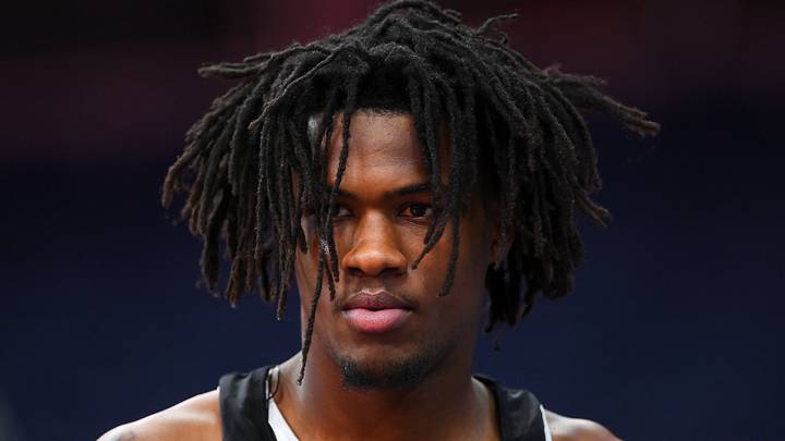 Jan 13, 2026; Syracuse, New York, USA; Syracuse Orange forward Calvin Russell III (6) looks on prior to the game against the Florida State Seminoles at the JMA Wireless Dome. Mandatory Credit: Rich Barnes-Imagn Images Jan 13, 2026; Syracuse, New York, USA; Syracuse Orange forward Calvin Russell III (6) looks on prior to the game against the Florida State Seminoles at the JMA Wireless Dome. Mandatory Credit: Rich Barnes-Imagn Images