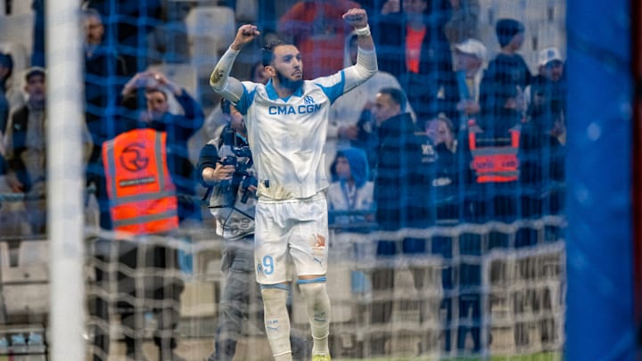 Amine Gouiri a inscrit l'unique but de la rencontre face à Auxerre.