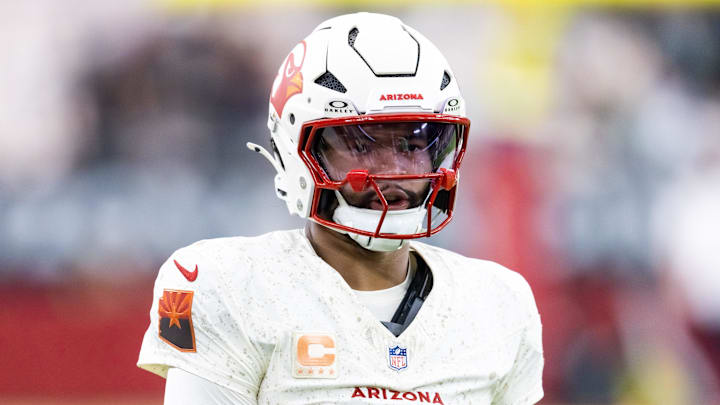 Sep 25, 2025; Glendale, Arizona, USA; Arizona Cardinals quarterback Kyler Murray (1) against the Seattle Seahawks at State Farm Stadium. Mandatory Credit: Mark J. Rebilas-Imagn Images Sep 25, 2025; Glendale, Arizona, USA; Arizona Cardinals quarterback Kyler Murray (1) against the Seattle Seahawks at State Farm Stadium. Mandatory Credit: Mark J. Rebilas-Imagn Images