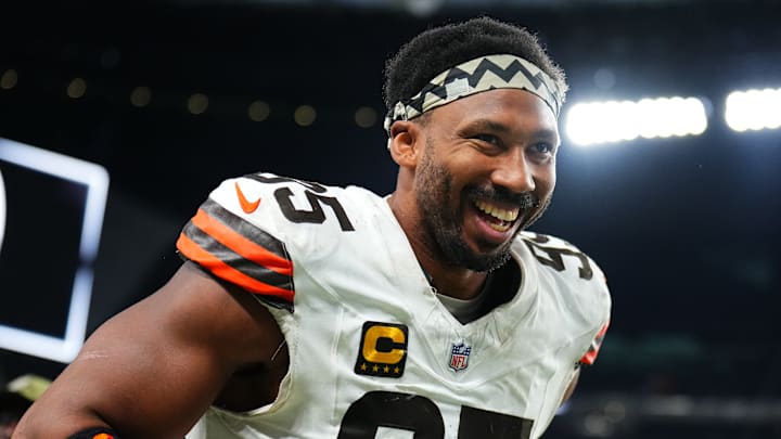Cleveland Browns defensive end Myles Garrett Cleveland Browns defensive end Myles Garrett