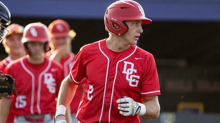 DCG's Taitn Gray crosses home plate after scoring a home run against Johnston on July 7, 2025, in Johnston. DCG's Taitn Gray crosses home plate after scoring a home run against Johnston on July 7, 2025, in Johnston.
