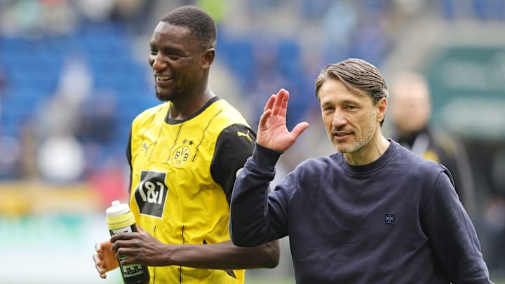 Trainer und Lebensversicherung. Serhou Guirassy und Niko Kovac verstehen sich blendend. 