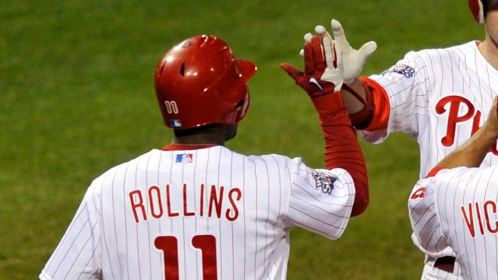 Jimmy Rollins Philadelphia Phillies, 2009 Jimmy Rollins Philadelphia Phillies, 2009