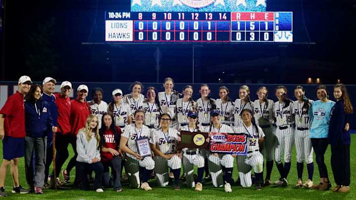 Foran finished undefeated and No. 1 in our final Connecticut high school softball rankings after an epic 1-0 13-inning win over Woodland Regional on Sunday night.