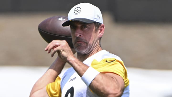 Former NY Jets quarterback Aaron Rodgers