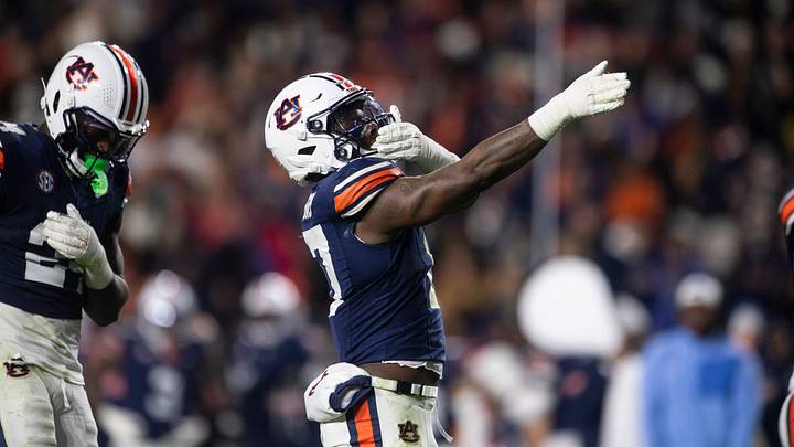 Auburn Tigers linebacker Xavier Atkins (17) continues to garner national honors ahead of his junior season on the Plains. Auburn Tigers linebacker Xavier Atkins (17) continues to garner national honors ahead of his junior season on the Plains.