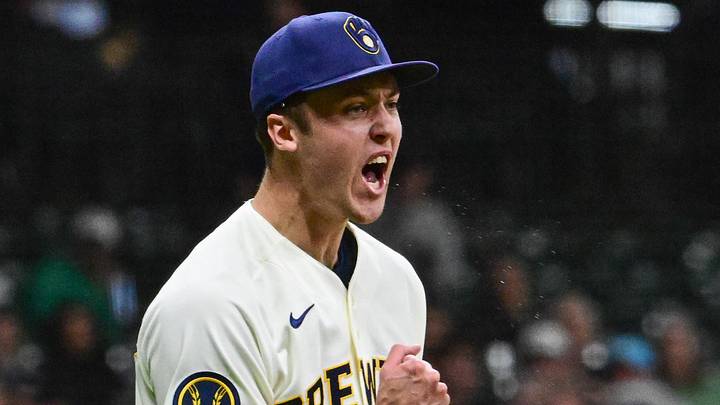 Milwaukee Brewers starting pitcher Jacob Misiorowski