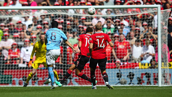 Ilkay Gundogan set a new record for the fastest FA Cup final goal
