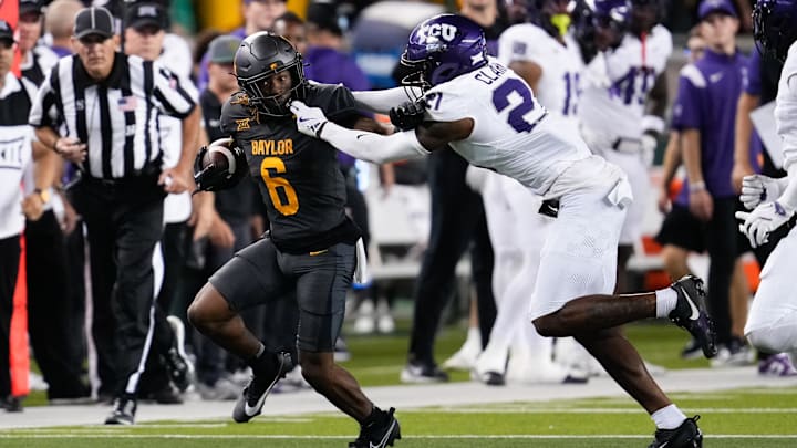 TCU safety Bud Clark is one of the safeties working out in Mobile this week, and had 61 college games played in six years.