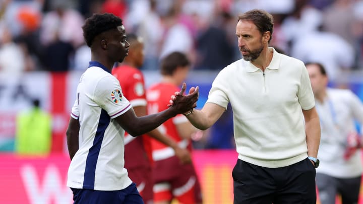 Saka shone against Switzerland Saka shone against Switzerland