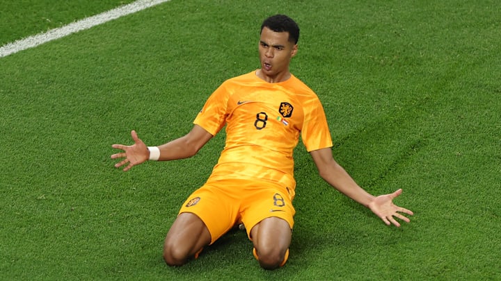 Cody Gakpo a marqué face au Sénégal.