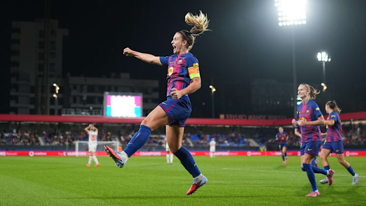Putellas abriu o marcador para o Barcelona