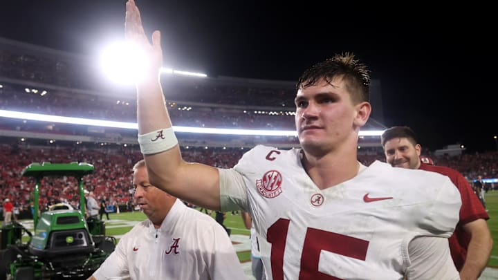 Alabama QB Ty Simpson is in one of the biggest games of the week again this week after beating Georgia last week.