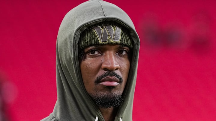 Washington Commanders quarterback Jayden Daniels