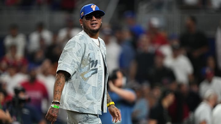 Félix Hernández fue uno de los encargados del primer pitcheo del juego entre Estados Unidos y Venezuela en el Clásico Mundial
