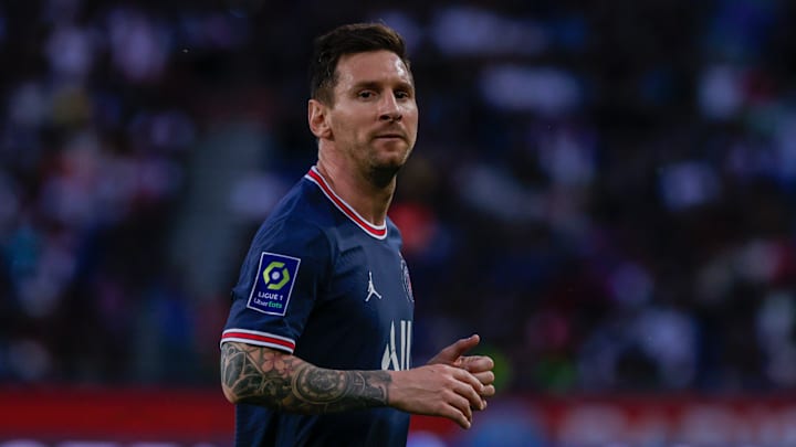Lionel Messi avec le maillot du PSG
