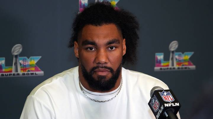 Seattle Seahawks defensive end Leonard Williams (99) speaks to the media at Super Bowl LX press conference. Seattle Seahawks defensive end Leonard Williams (99) speaks to the media at Super Bowl LX press conference.