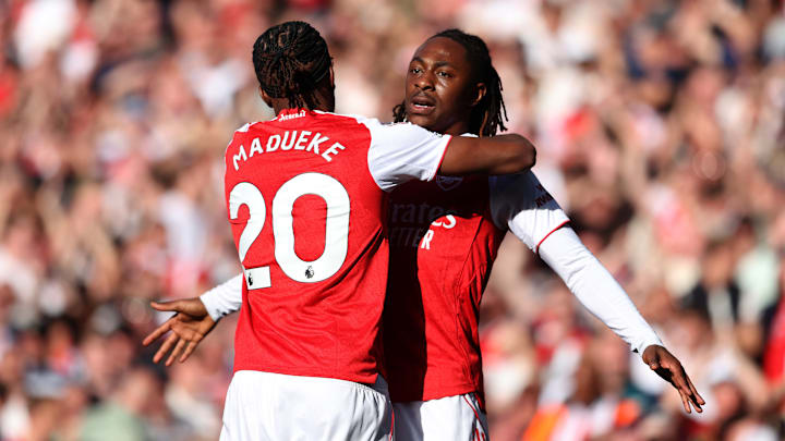 Eberechi Eze scored a stunner to give Arsenal all three points