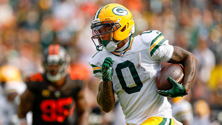 Green Bay Packers wide receiver Matthew Golden