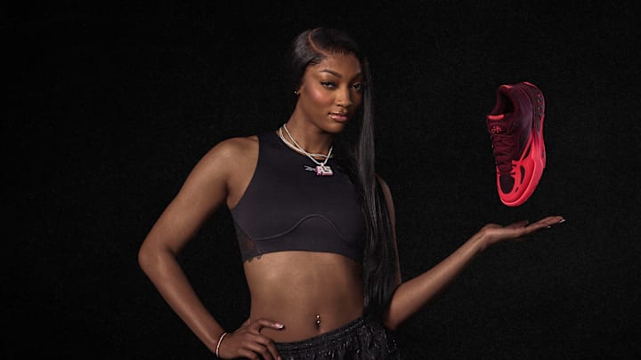 Angel Reese's player-exclusive Reebok Engine A "Pretty Gritty" colorway is out now.