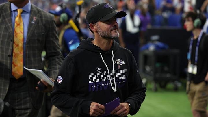 Sep 13, 2026; Indianapolis, Indiana, USA; Baltimore Ravens head coach Jesse Minter comes off the field after the game against the Indianapolis Colts at Lucas Oil Stadium. Mandatory Credit: Trevor Ruszkowski-Imagn Images Sep 13, 2026; Indianapolis, Indiana, USA; Baltimore Ravens head coach Jesse Minter comes off the field after the game against the Indianapolis Colts at Lucas Oil Stadium. Mandatory Credit: Trevor Ruszkowski-Imagn Images