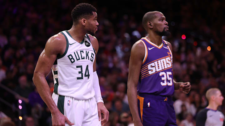 Phoenix Suns, Kevin Durant, Milwaukee Bucks, Giannis Antetokounmpo