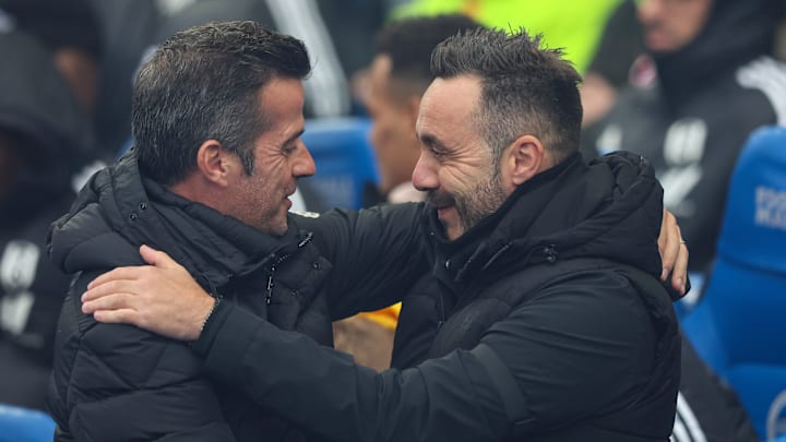 Marco Silva, left, and Roberto De Zerbi remain on the radar at Juventus