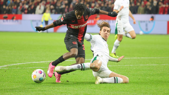 Gladbach foi um dos poucos clubes que conseguiu pontuar contra o Leverkusen na temporada 2023/24