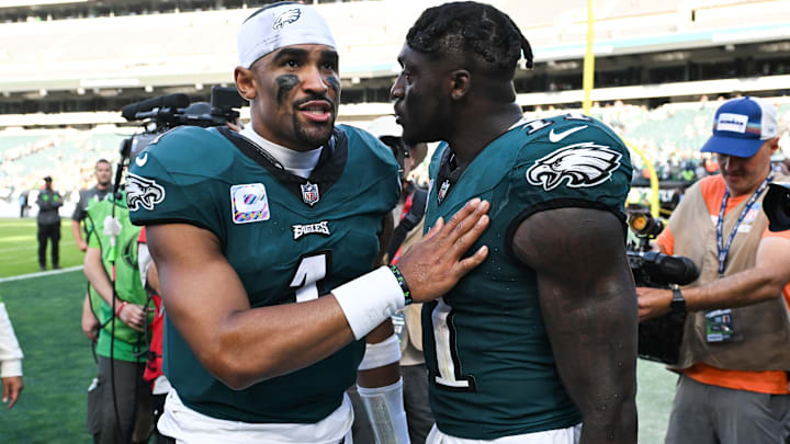 Jalen Hurts, A.J. Brown, Philadelphia Eagles