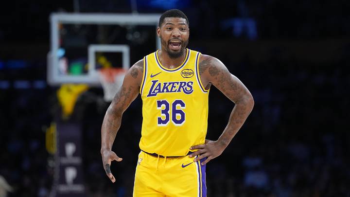 Los Angeles Lakers guard Marcus Smart.