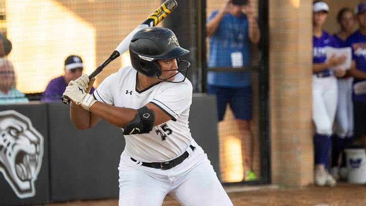 Centennial's Jordyn Kennedy looks to the pitcher during a game against Waukee on Tuesday, July 16, 2024, at Ankeny Centennial. Centennial's Jordyn Kennedy looks to the pitcher during a game against Waukee on Tuesday, July 16, 2024, at Ankeny Centennial.