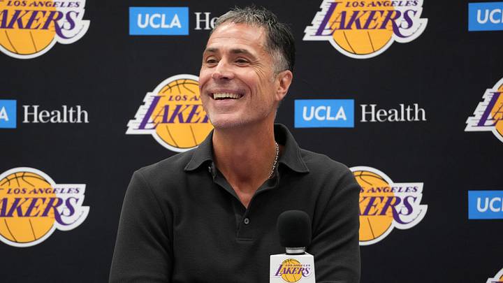 Los Angeles Lakers general manager Rob Pelinka Los Angeles Lakers general manager Rob Pelinka