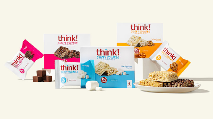think! Crispy Squares in three flavors