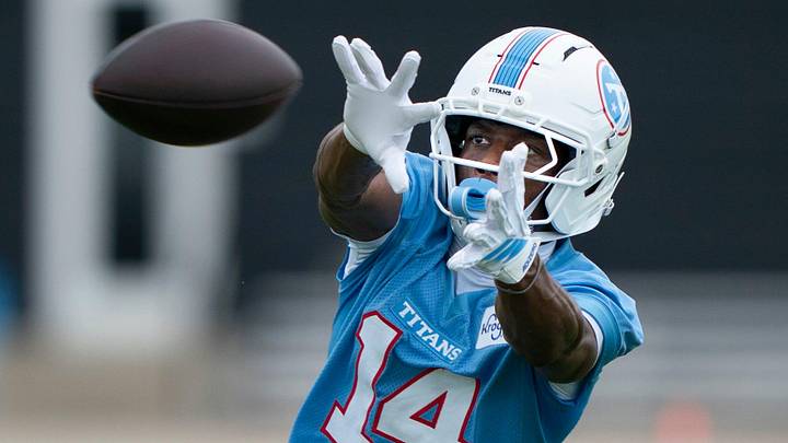 Tennessee Titans receiver Carnell Tate will be the first rookie wideout taken in most 2026 fantasy football drafts.