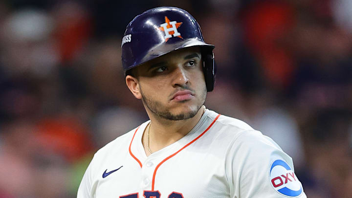 Houston Astros catcher Yainer Diaz