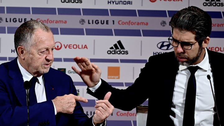 Jean-Michel Aulas avec Juninho