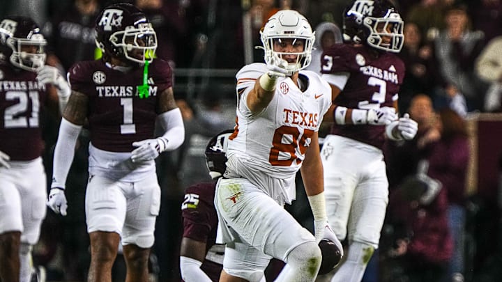 Gunnar Helm and the Texas Longhorns defeated Texas A&M 17–7 on Saturday night.
