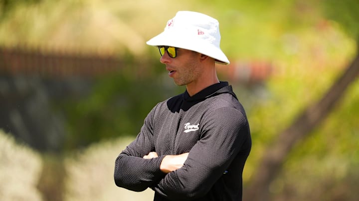 Arizona Cardinals head coach Jonathan Gannon during minicamp at Cardinals training center in Tempe on June 12, 2025. Arizona Cardinals head coach Jonathan Gannon during minicamp at Cardinals training center in Tempe on June 12, 2025.