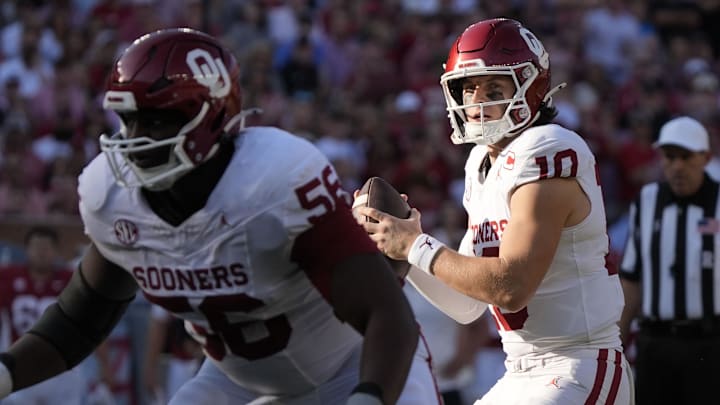 Oklahoma is a home favorite against Missouri in college football Week 13 action.