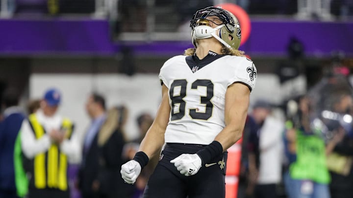 New Orleans Saints wide receiver Willie Snead reacts to missing a pass in the fourth quarter against the Minnesota Vikings at U.S. Bank Stadium. 