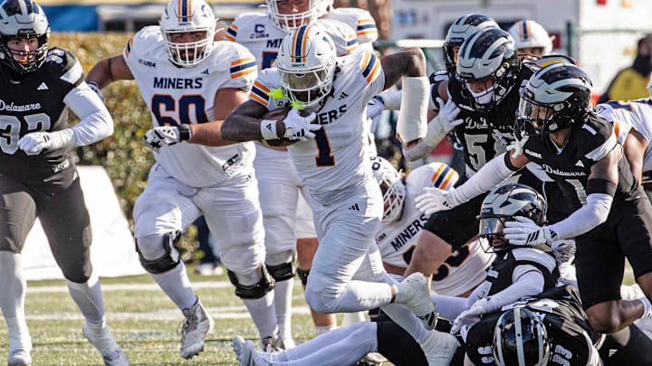 UTEP running back Ashten Emory (1) 