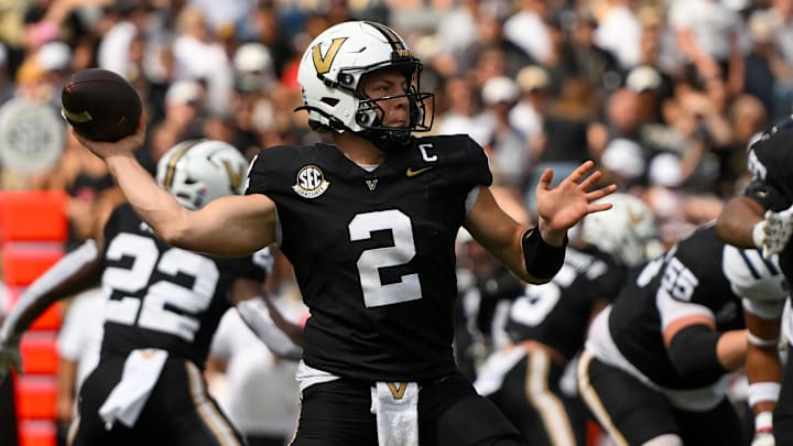 Diego Pavia has the Vanderbilt Commodores rolling.