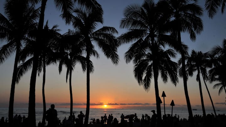 Sunset in Honolulu Sunset in Honolulu